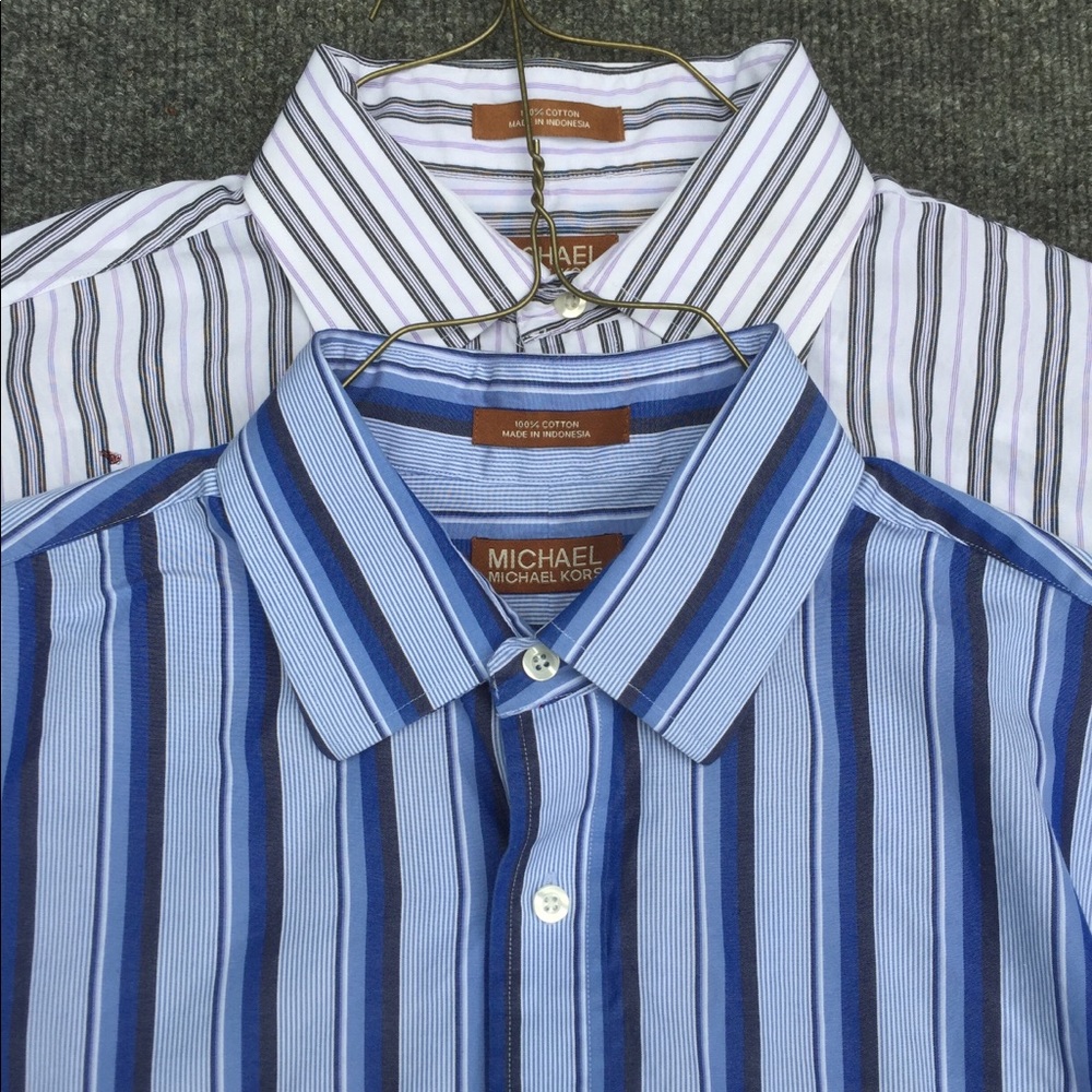 2 Michael Kors Button Up Shirts